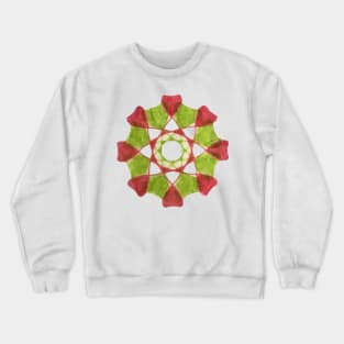 Spirograph Sweetheart Pattern Crewneck Sweatshirt